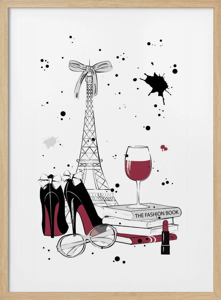 Chic parisisk natt | Poster