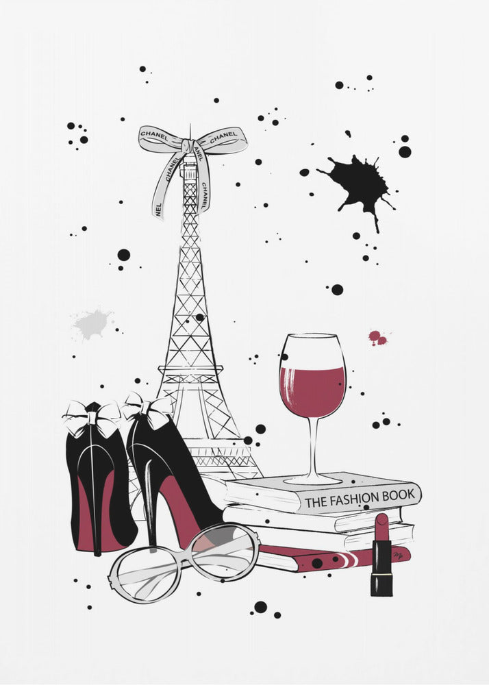 Chic parisisk natt | Poster