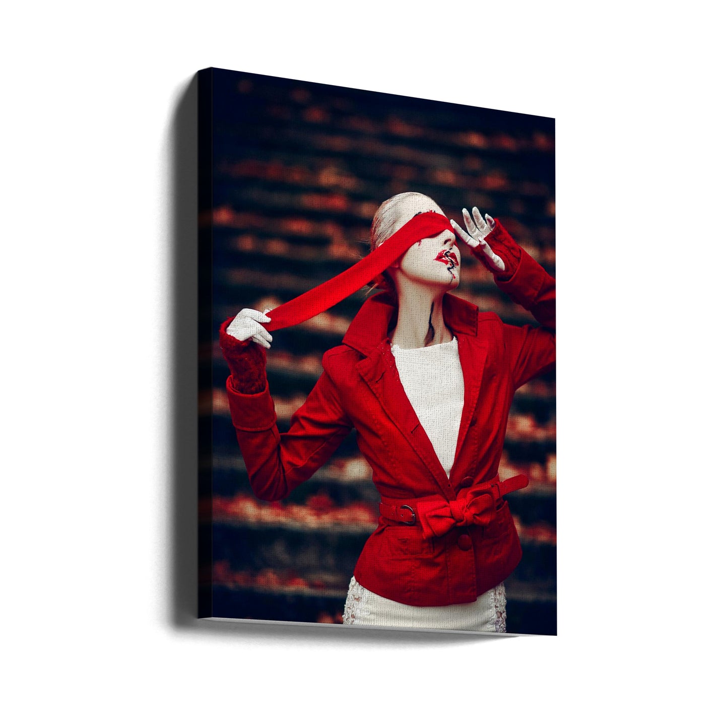 Crimson Veil | Canvas