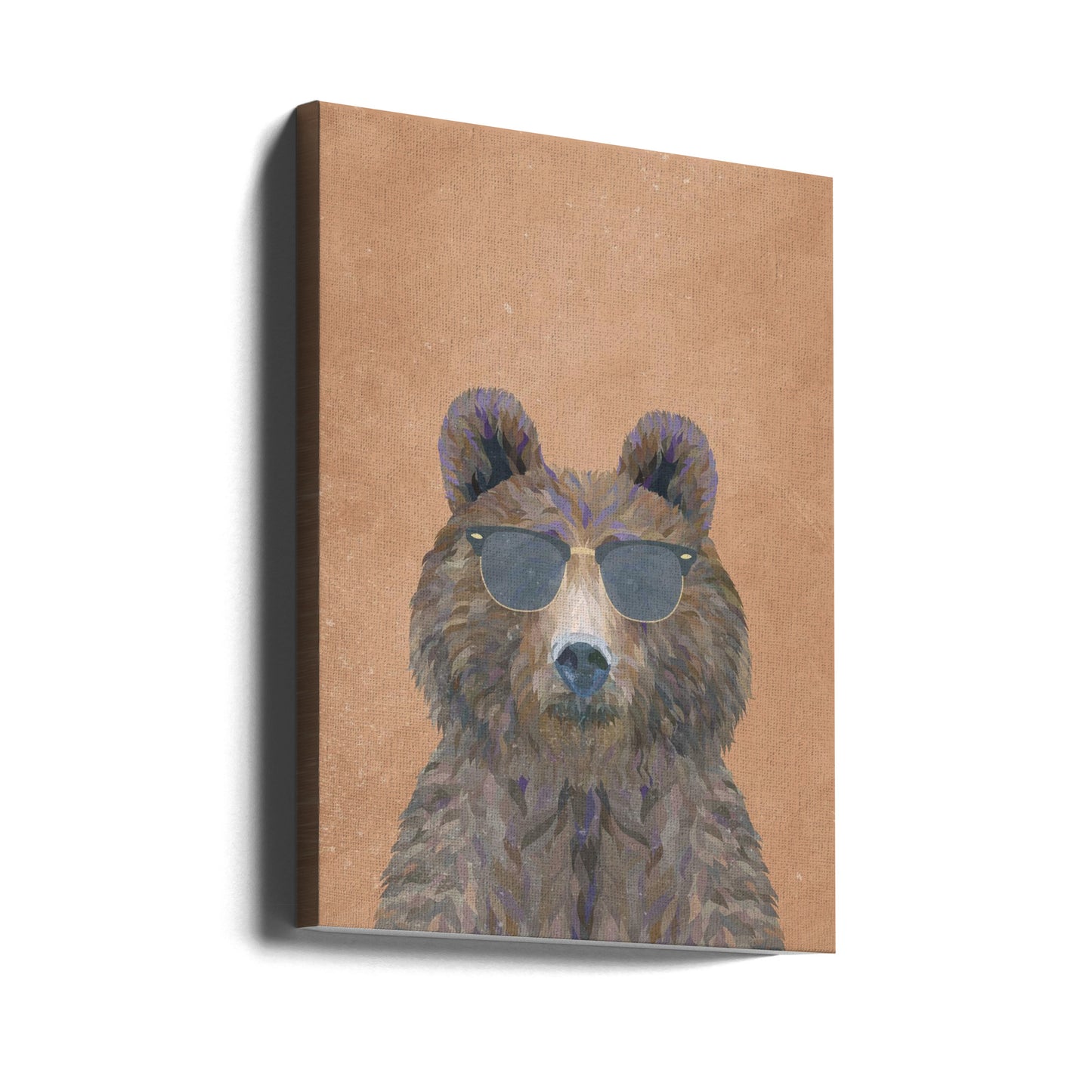 Coolt björnporträtt | Canvas