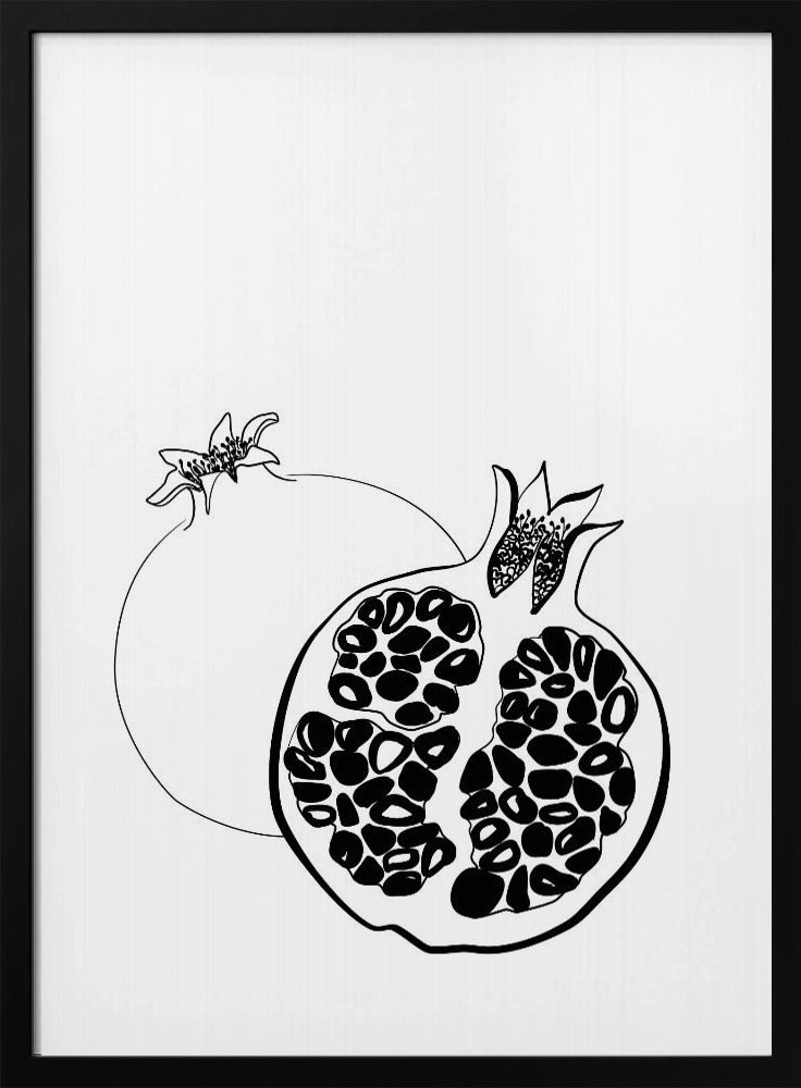 Melograni disegnati a mano | Poster - Stampe d’Arte