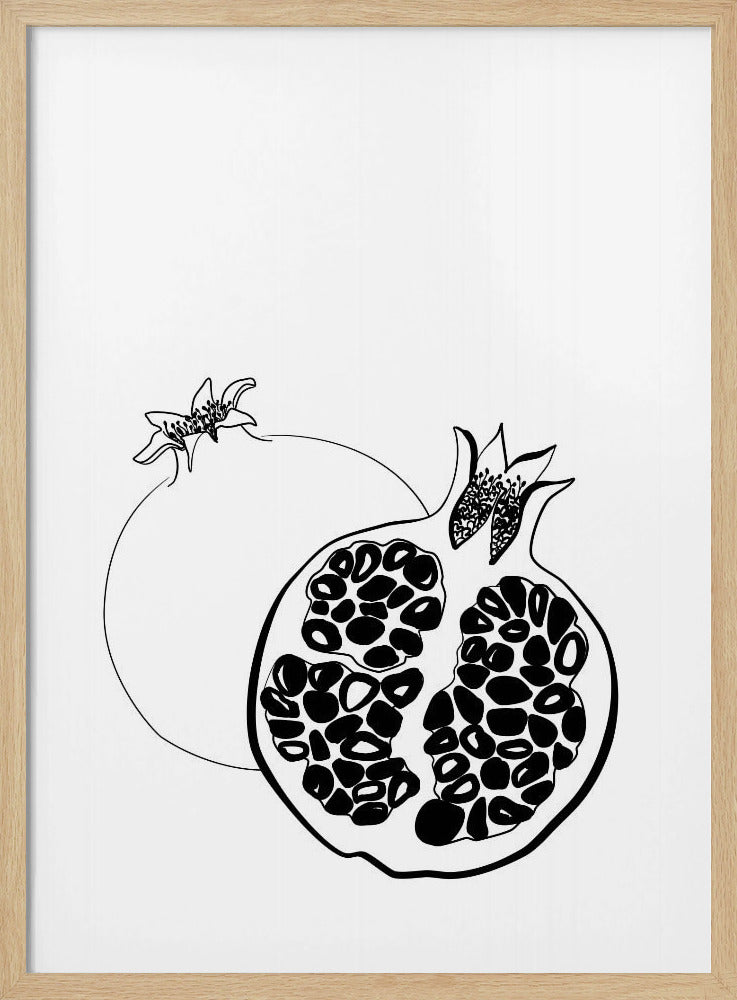 Melograni disegnati a mano | Poster - Stampe d’Arte
