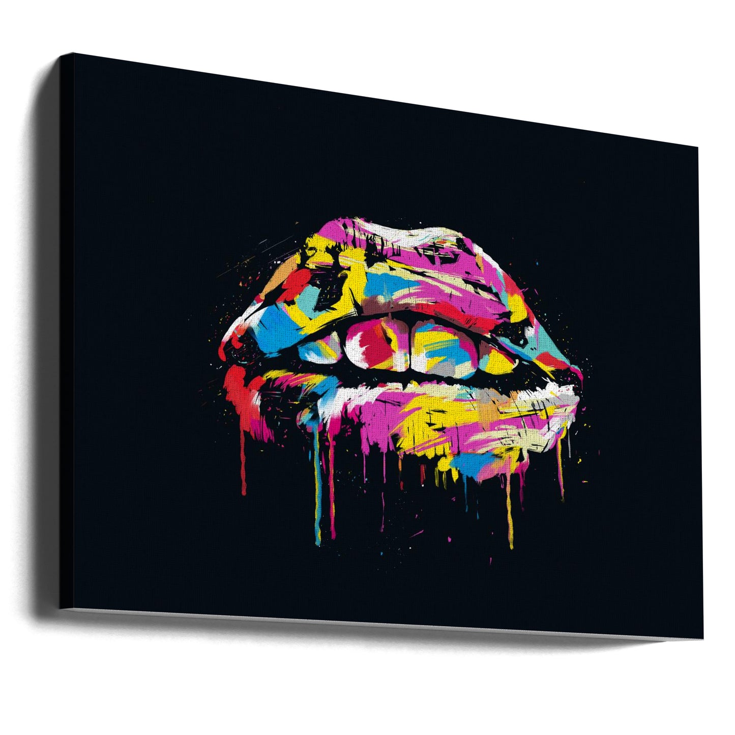 Färgglada läppar | Canvas