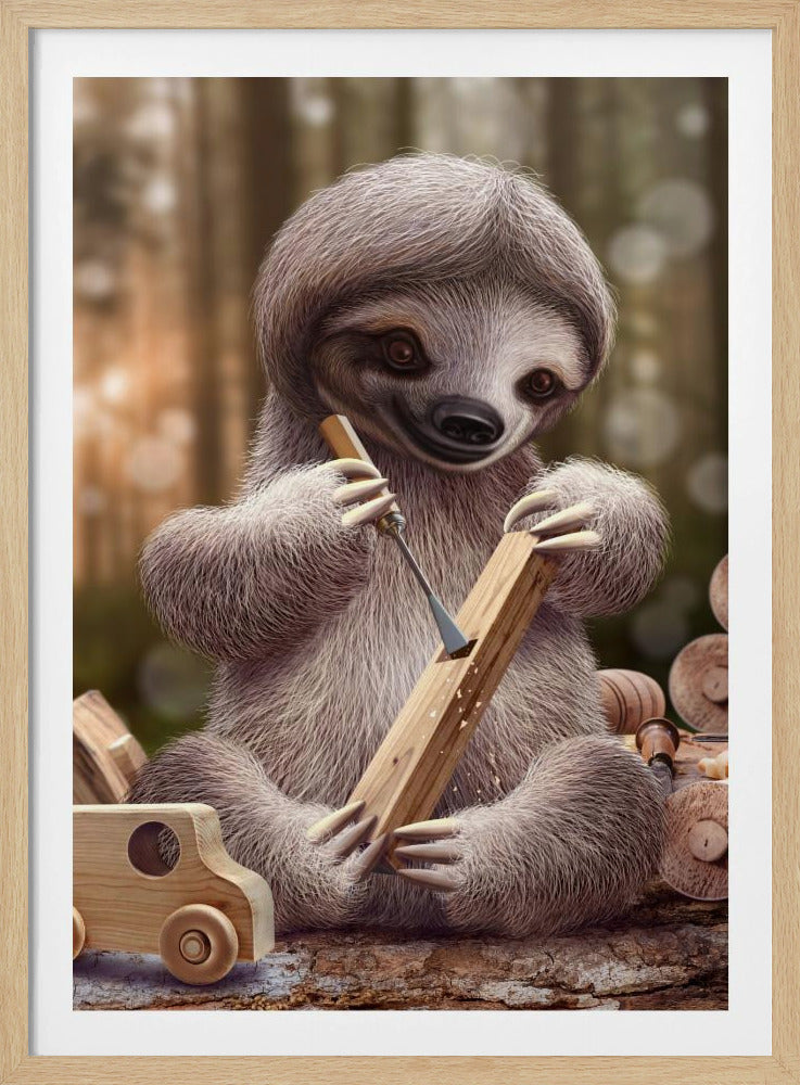 SLOTH THE TOY MAKER | Poster