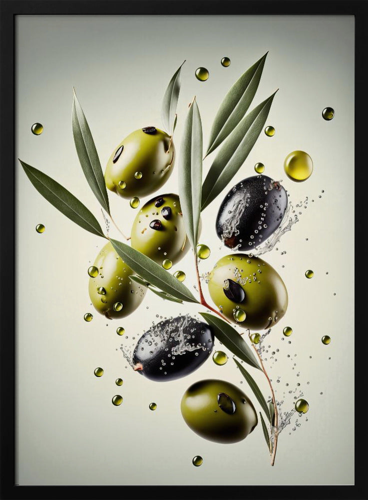 Frische Oliven | Poster - Kunstdruck