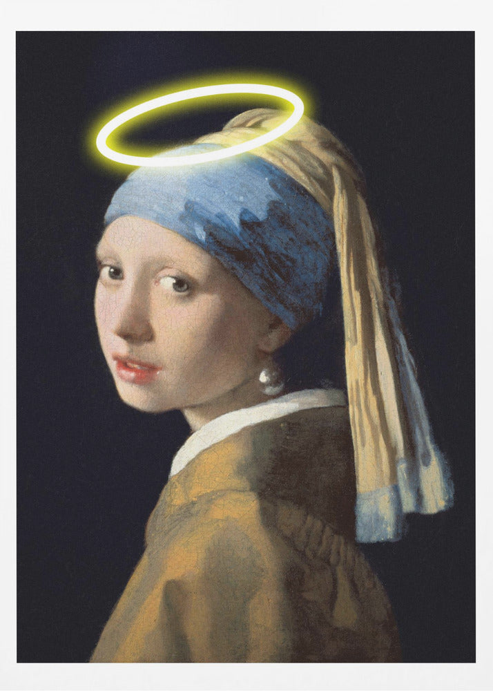 Flicka med gloria | Poster