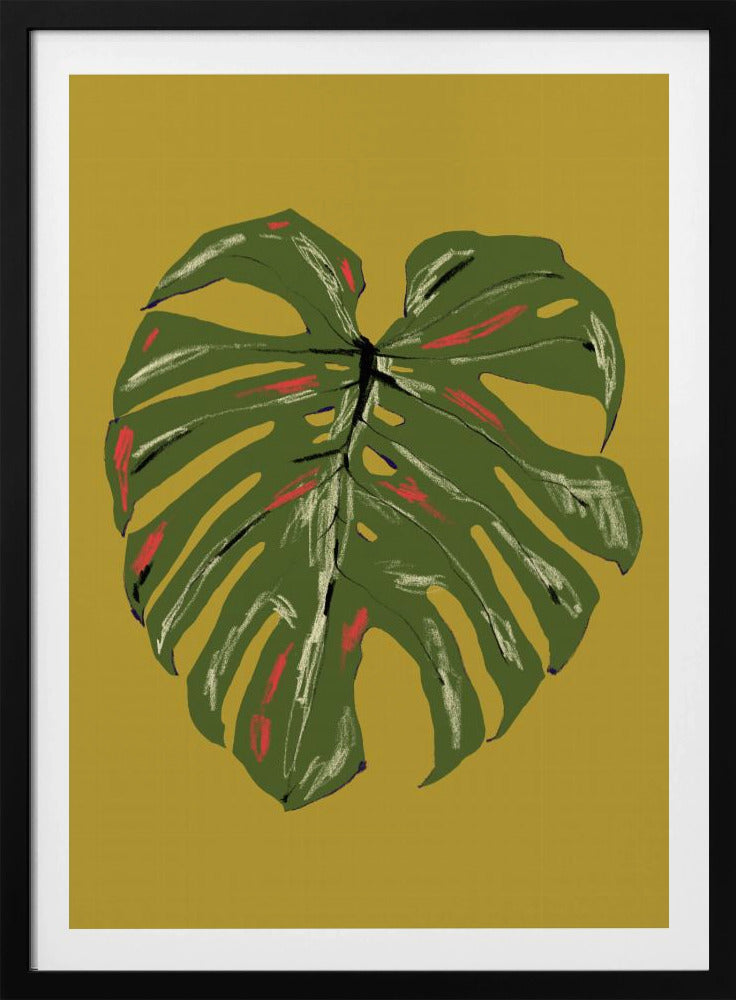 Monsterablad Grönt | Poster