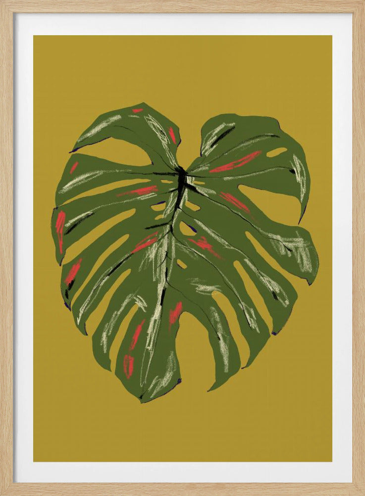 Monsterablad Grönt | Poster