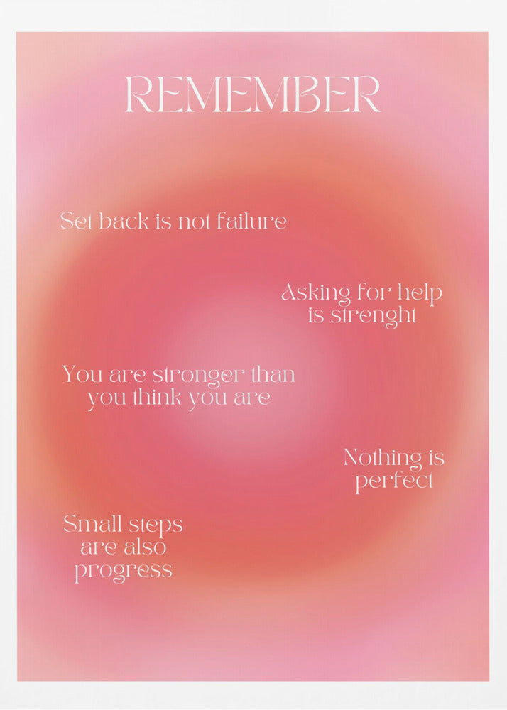 Motiverande Aura-affisch | Affisch