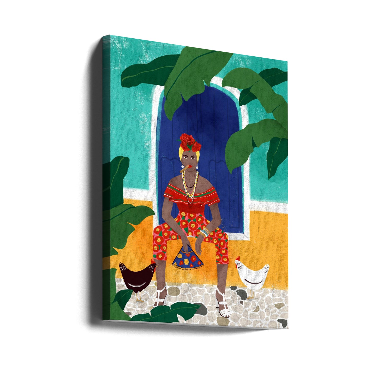 Cigarettkvinna | Canvas
