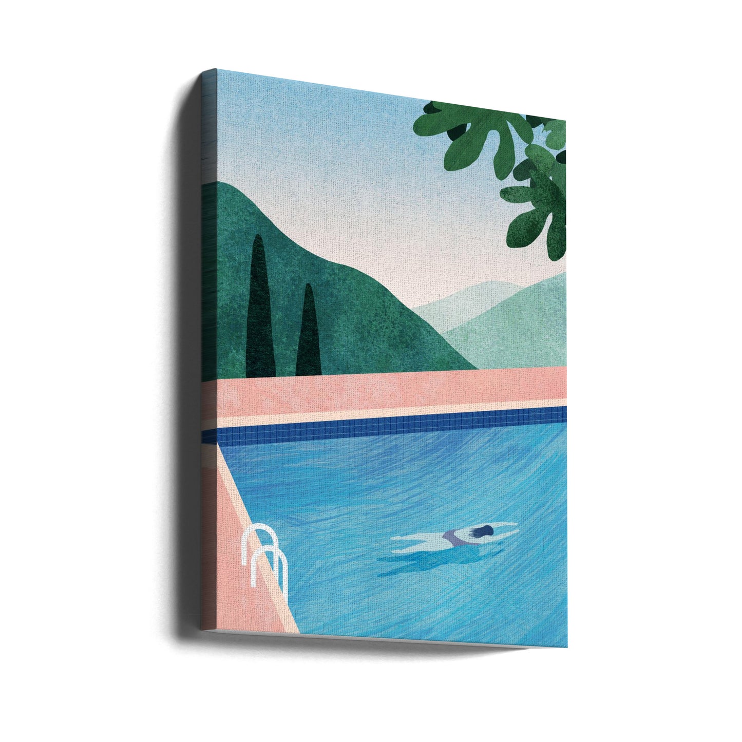 Simbassäng ii | Canvas