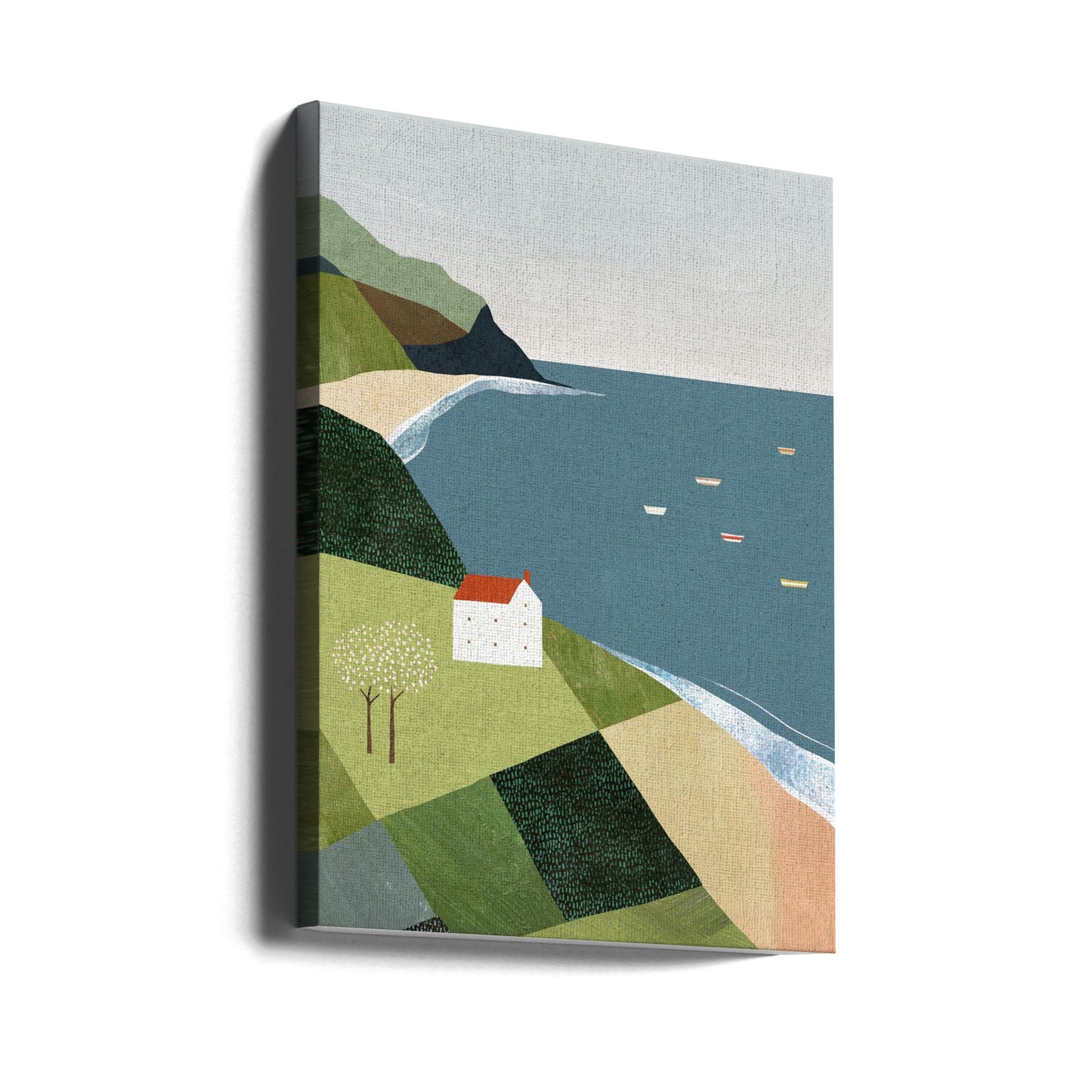 Hus på klippan | Canvas