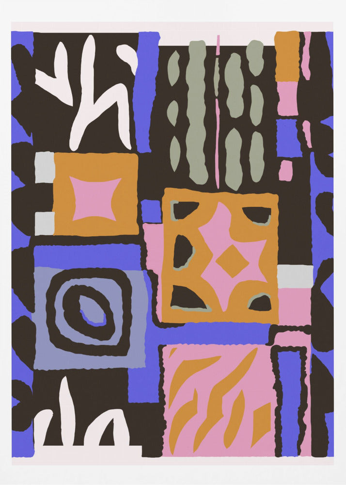 Färgglad geometri | Poster