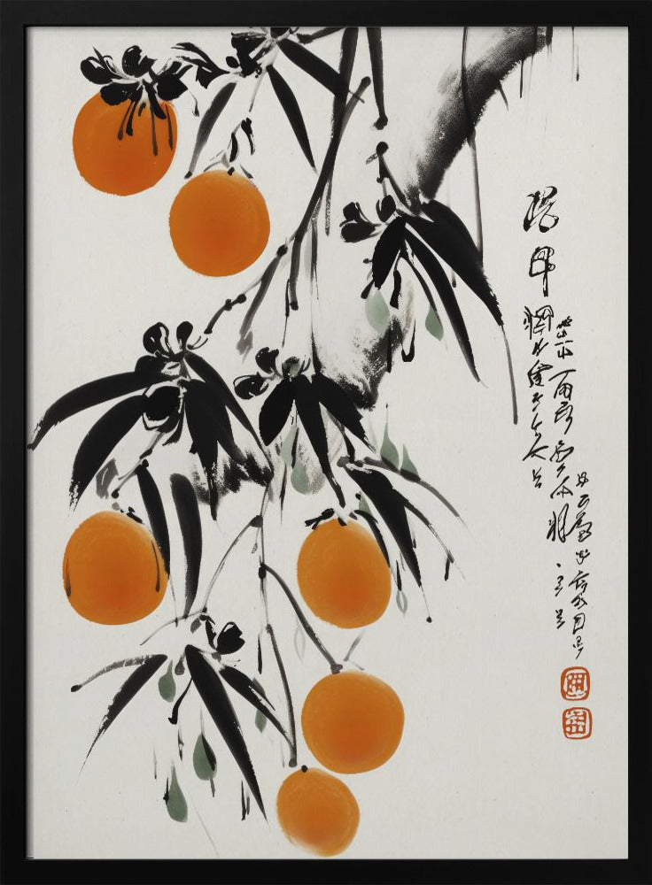 Japanische Orangen | Poster - Kunstdruck