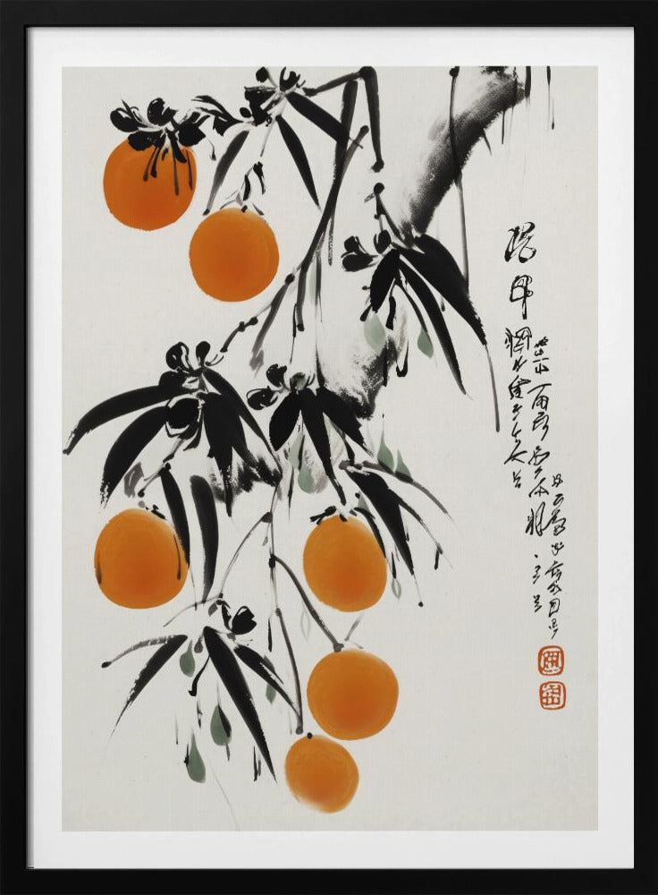Japanische Orangen | Poster - Kunstdruck