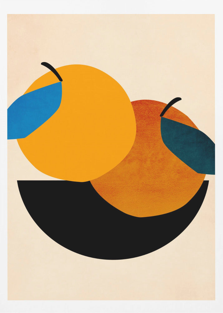 Två apelsiner | Poster