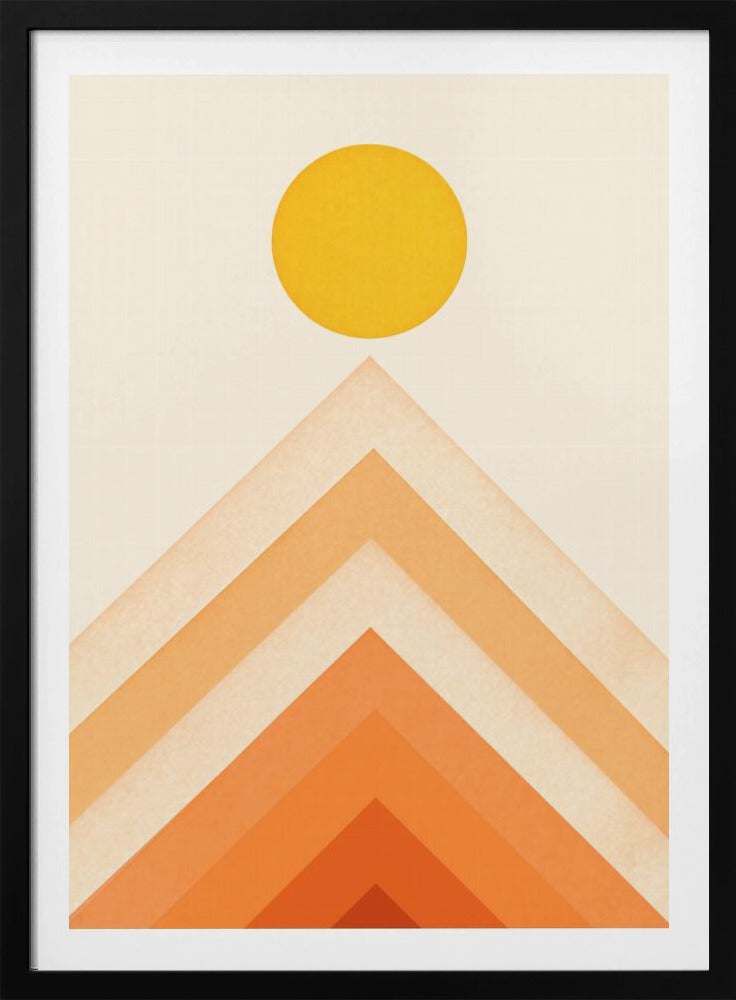 Bergslandskap nr 4 | Poster