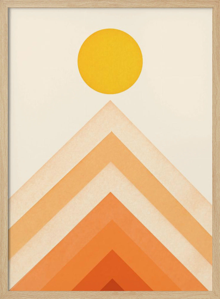 Bergslandskap nr 4 | Poster