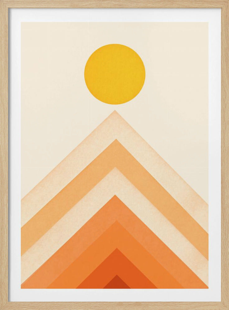 Bergslandskap nr 4 | Poster