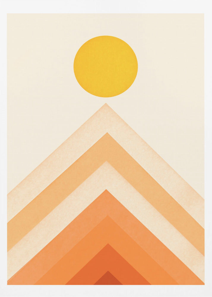 Bergslandskap nr 4 | Poster