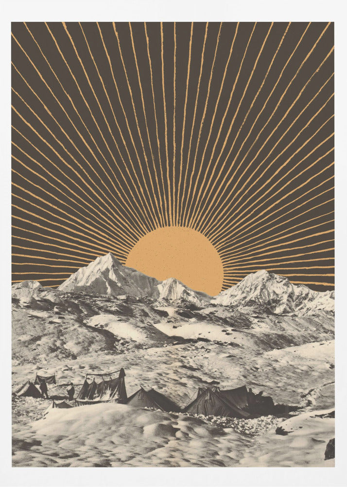 Bergslandskap nr 6 | Poster