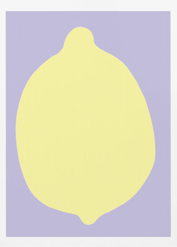 Citron på lavendel | Poster
