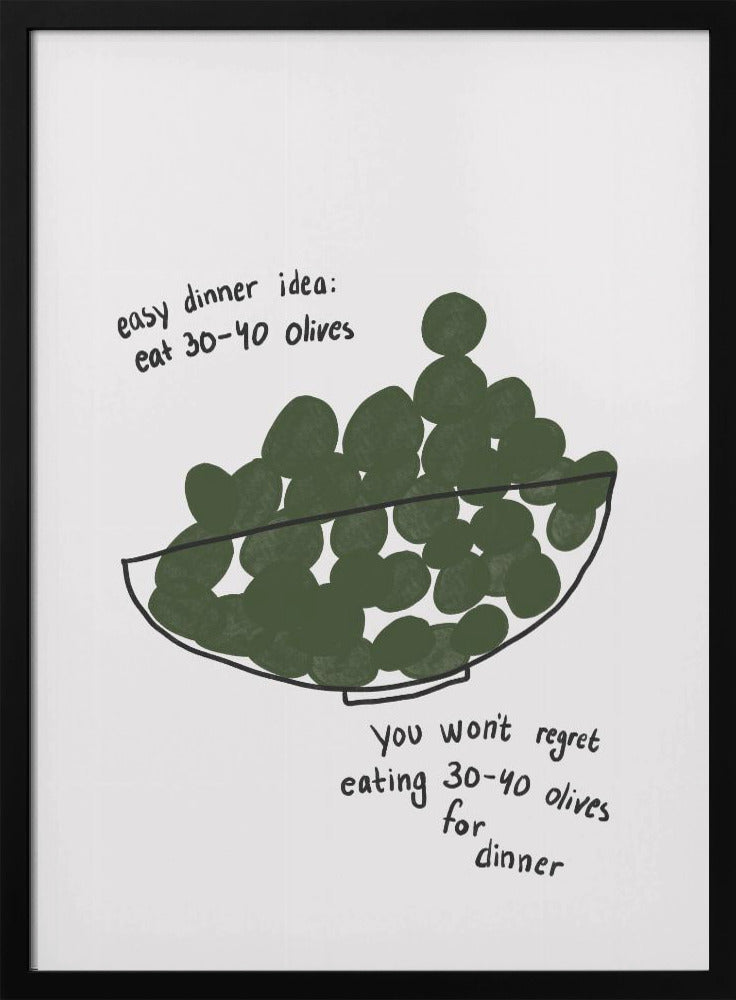 Oliven-Dinner-Delikat | Poster