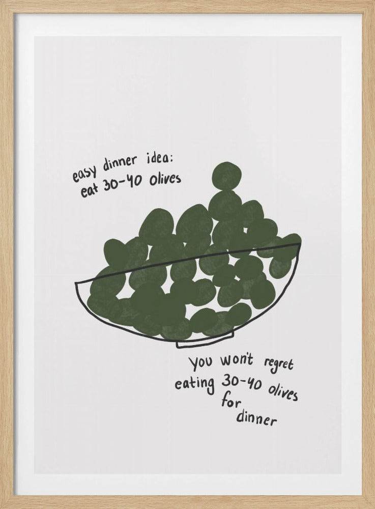 Oliven-Dinner-Delikat | Poster
