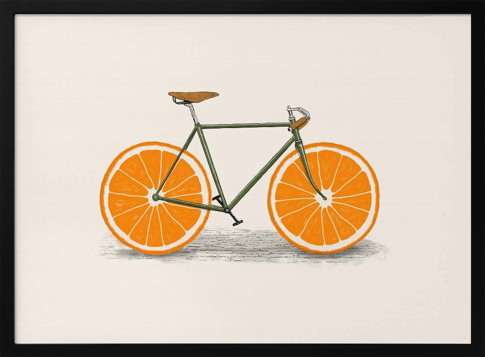 Orange Räder | Poster - Kunstdruck