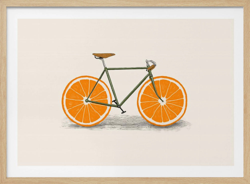 Orange Räder | Poster - Kunstdruck
