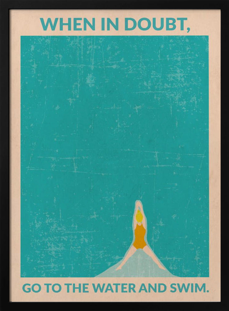 Öppet vatten (blond) | Poster