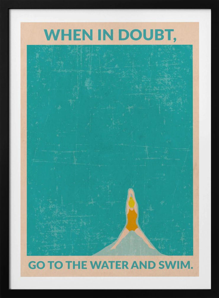 Öppet vatten (blond) | Poster