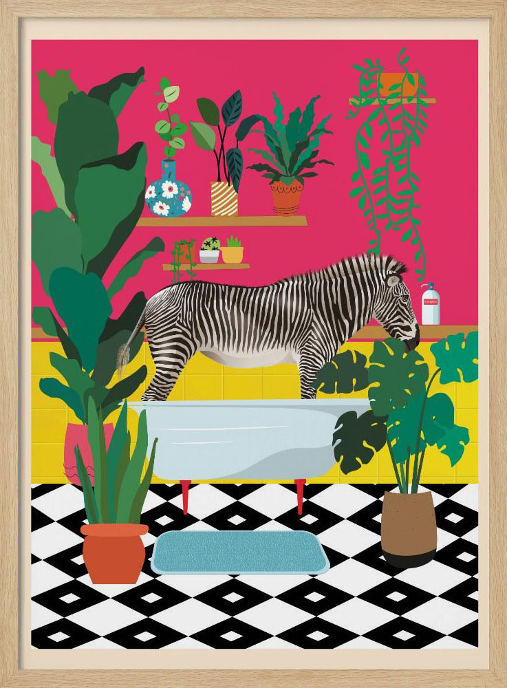 Zebra Badtid | Poster