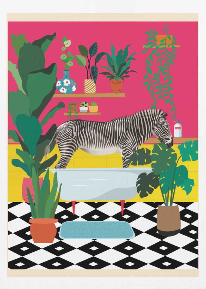 Zebra Badtid | Poster
