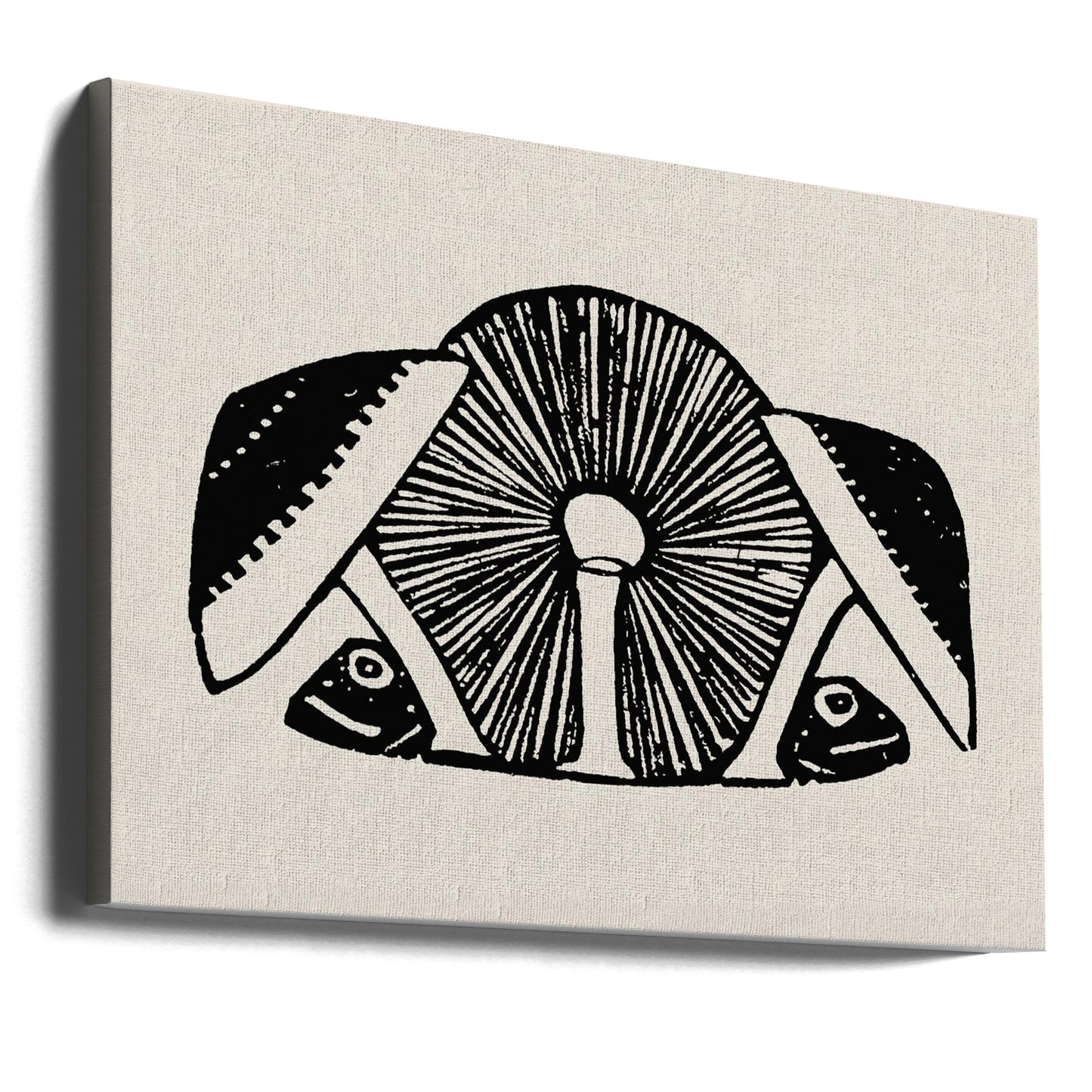 Tre svampar 1892 Beige | Canvas
