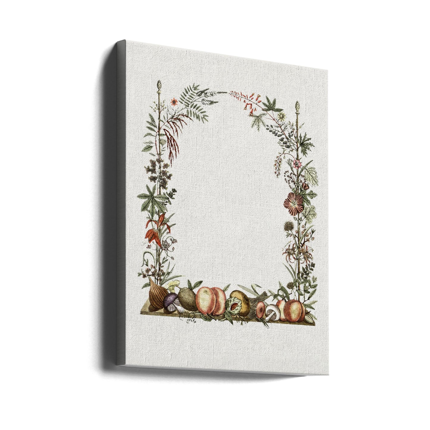 Handritad botanisk ram | Canvastavla