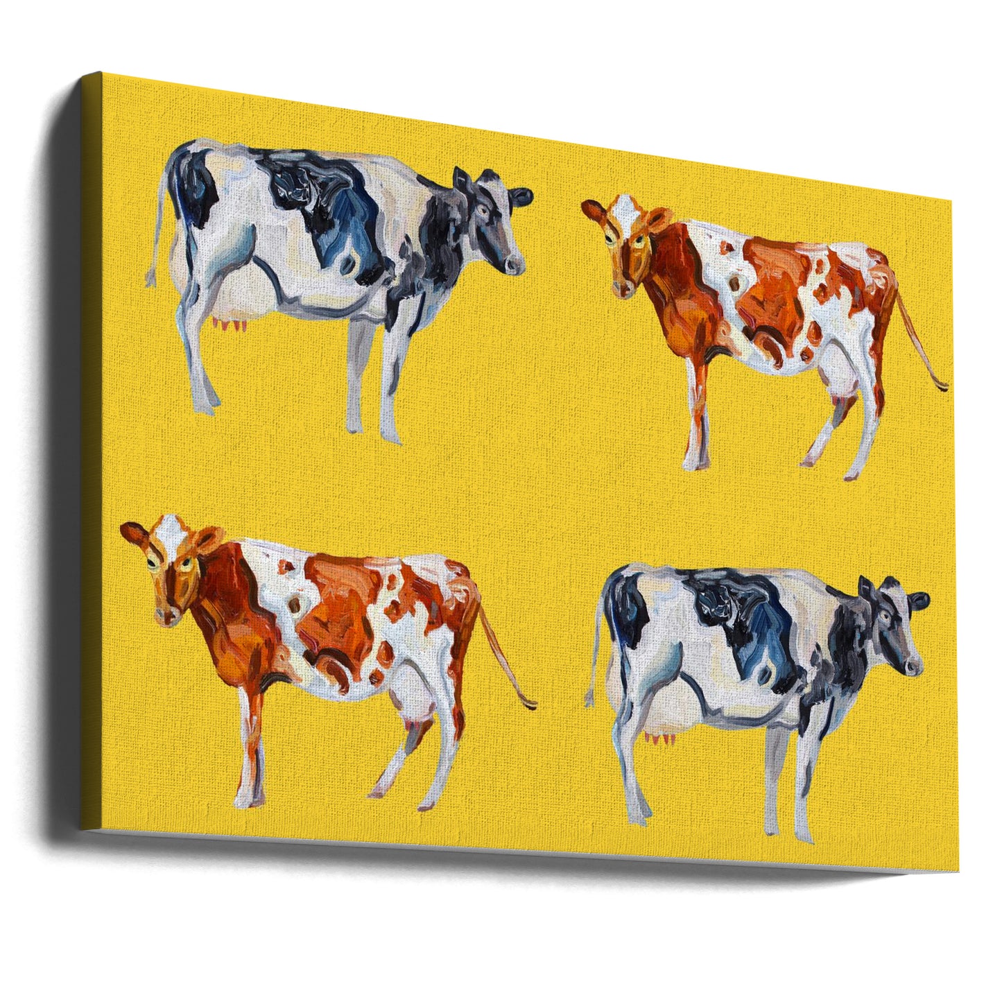 Kokonst på gult | Canvas