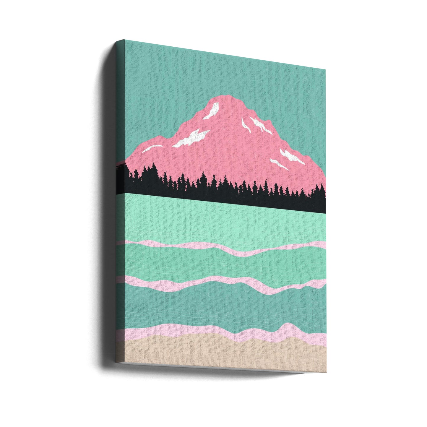 Minimalistiska berg #1 | Canvas