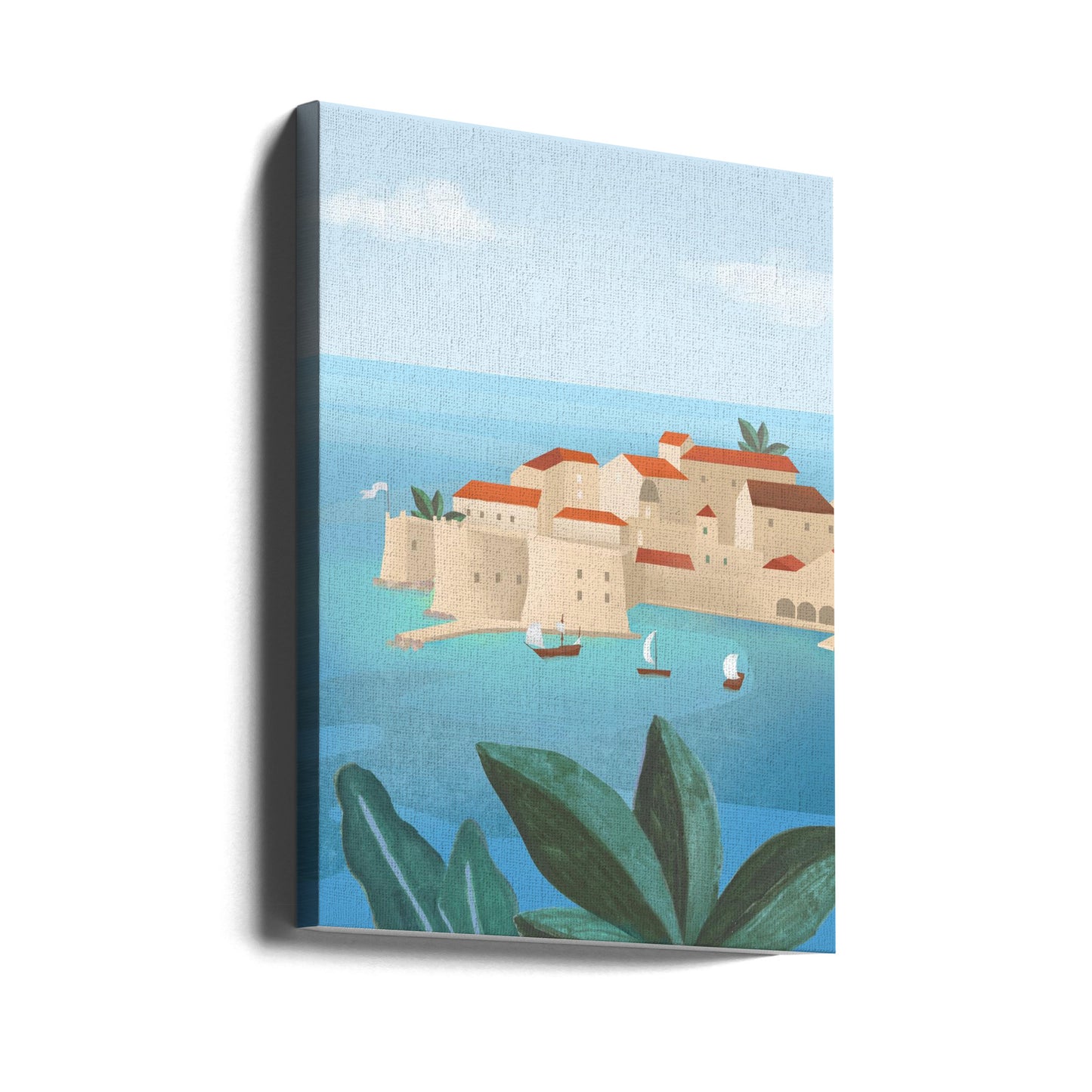 Dubrovnik stad | Canvastavla