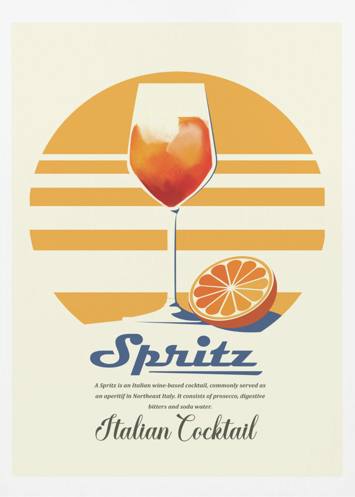 Spritz sommartryck | Poster