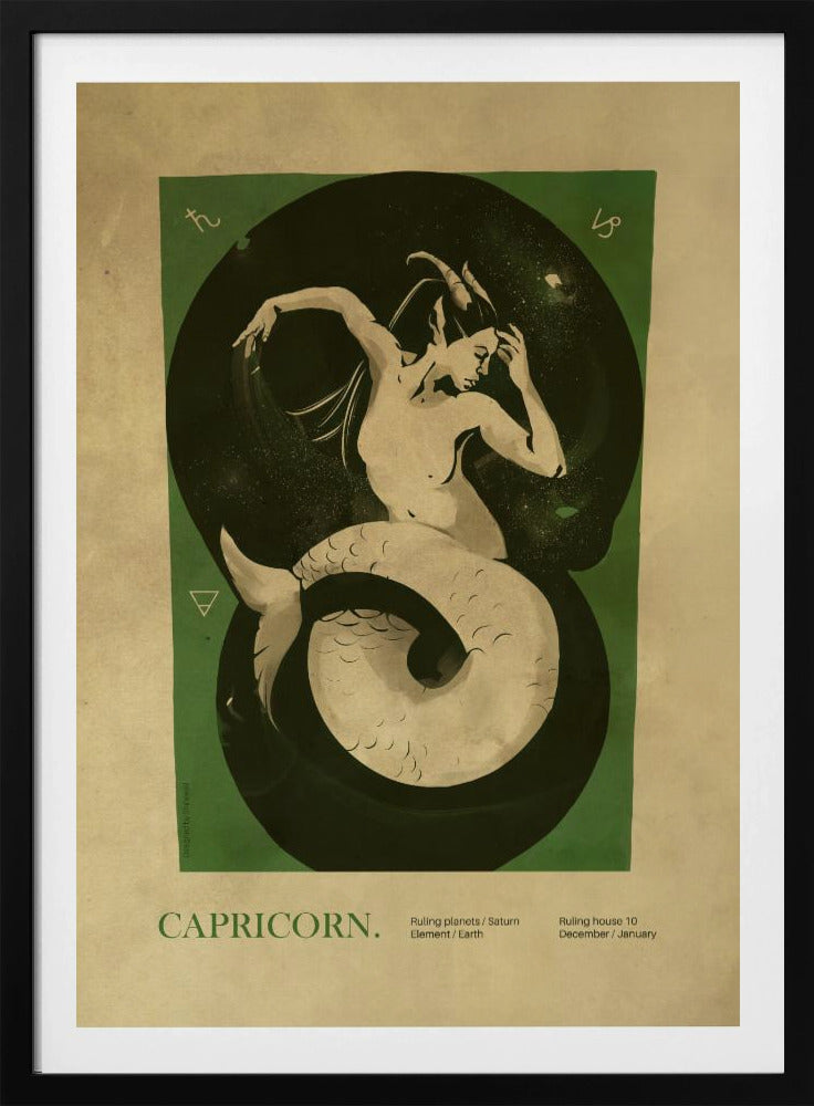 Capricorn print | Poster