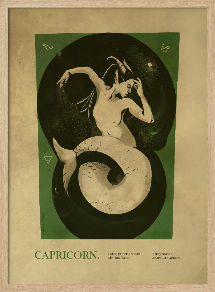 Capricorn print | Poster