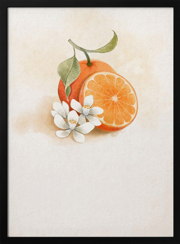 Saftige Orange | Poster - Kunstdruck