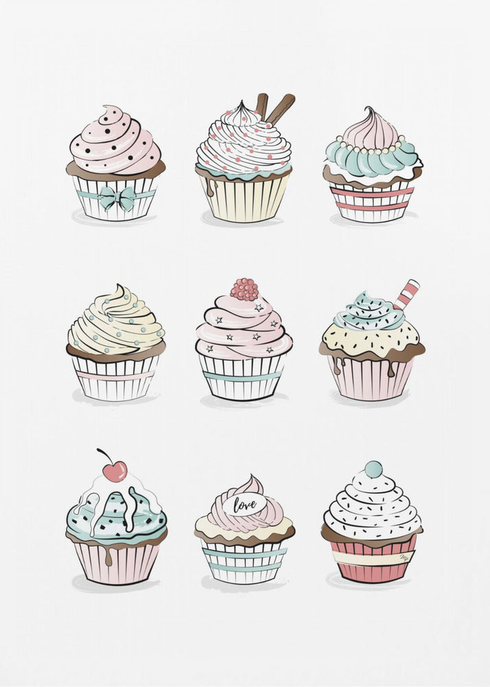 Söt muffinsblandning | Poster