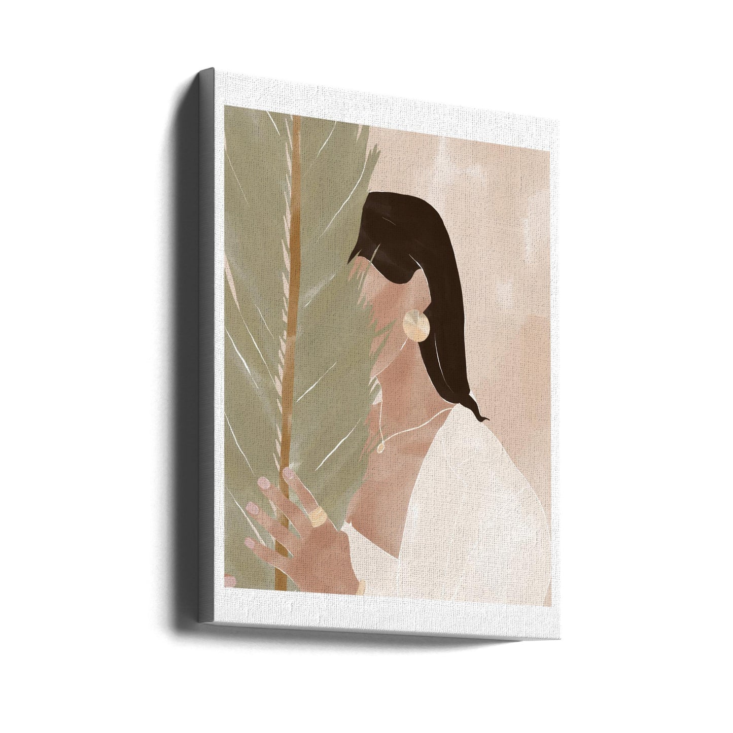Plantenmeisje | Canvasprints