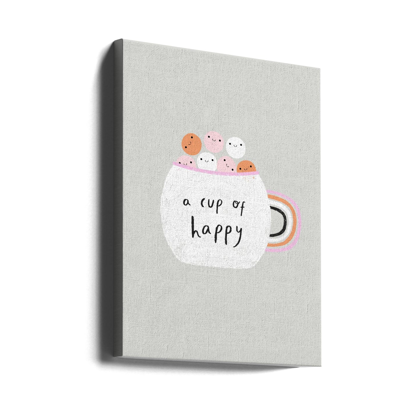 Une tasse de bonheur | Tableaux sur Toile