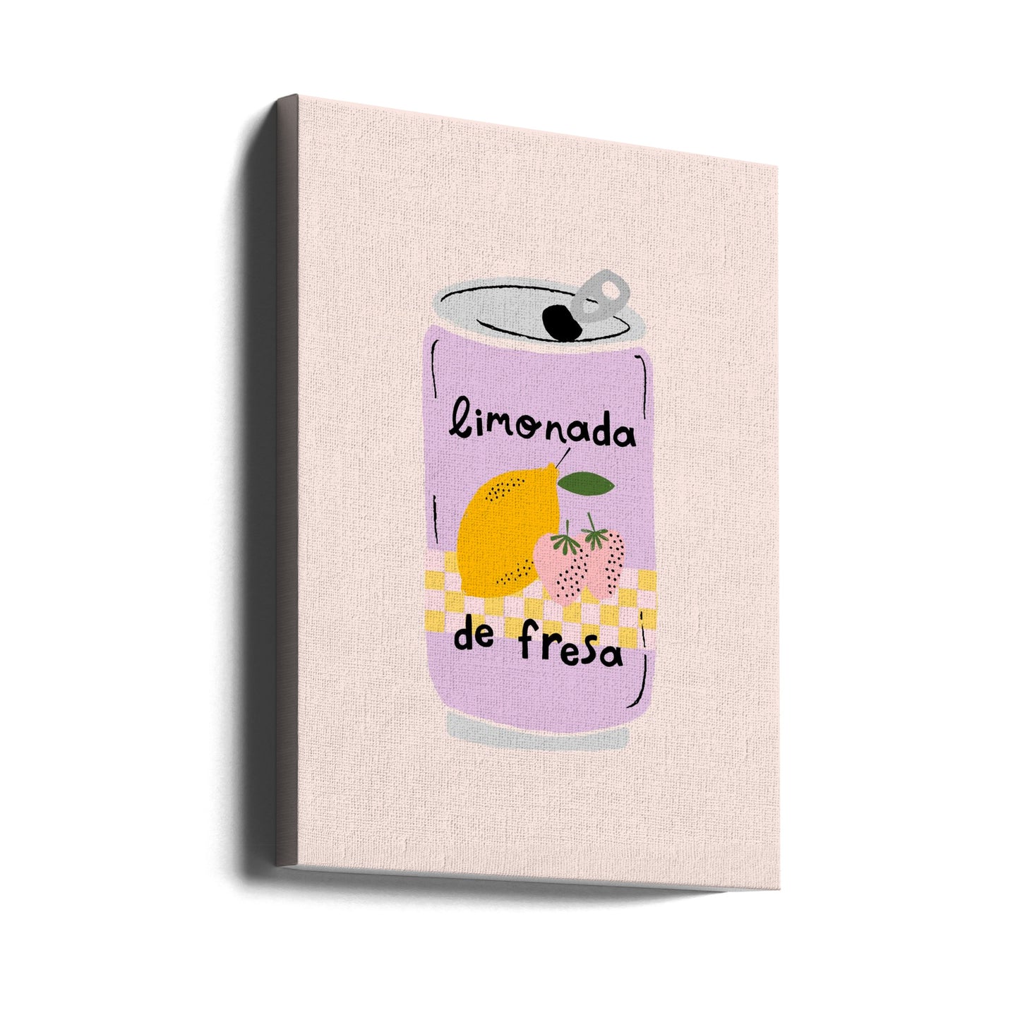 Limonade aux fraises | Tableaux sur Toile