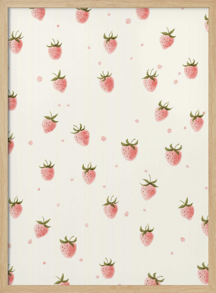 Simple Fresh Strawberry | Poster