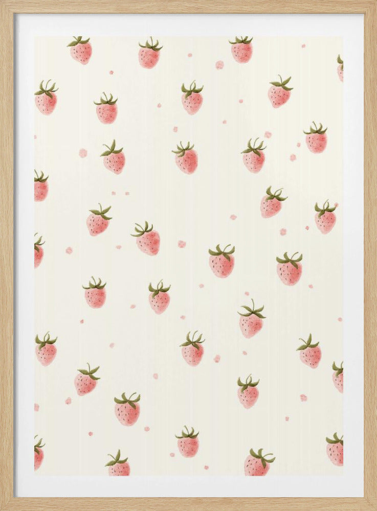 Simple Fresh Strawberry | Poster
