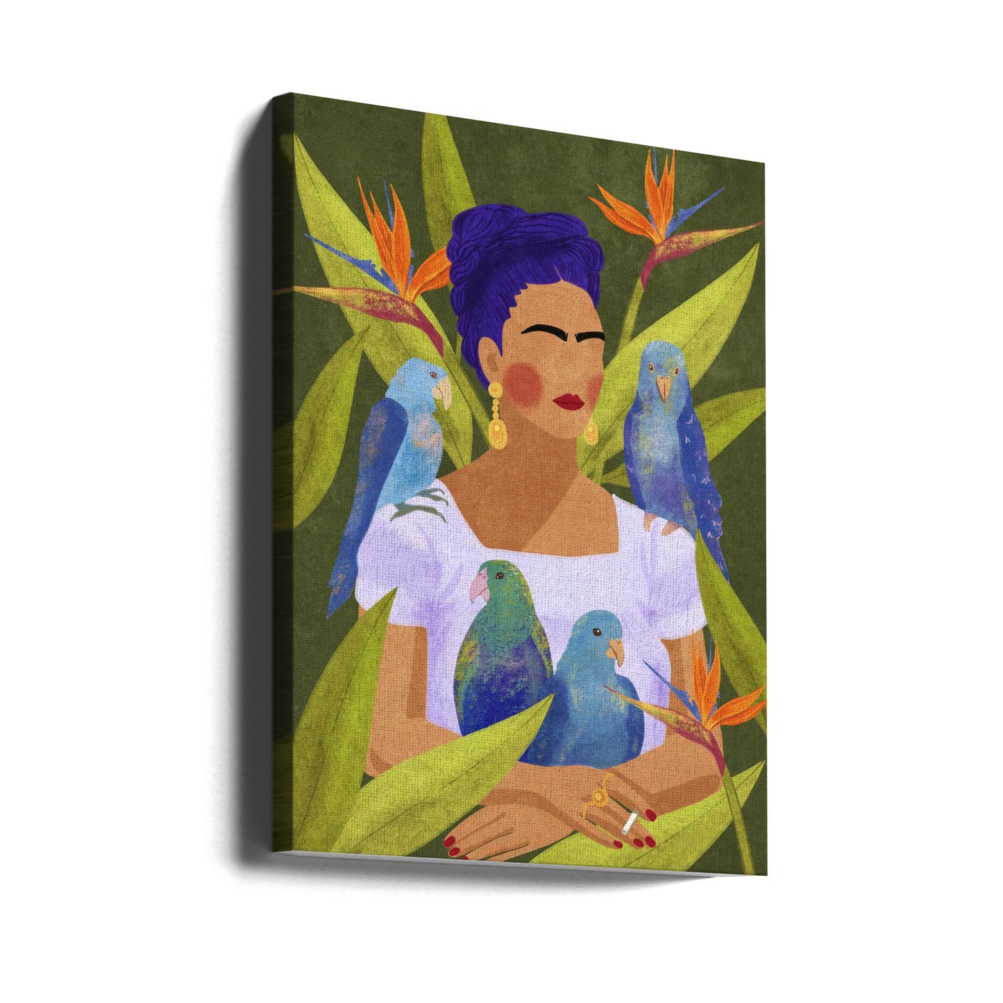 Frida e gli uccelli | Stampe su Tela
